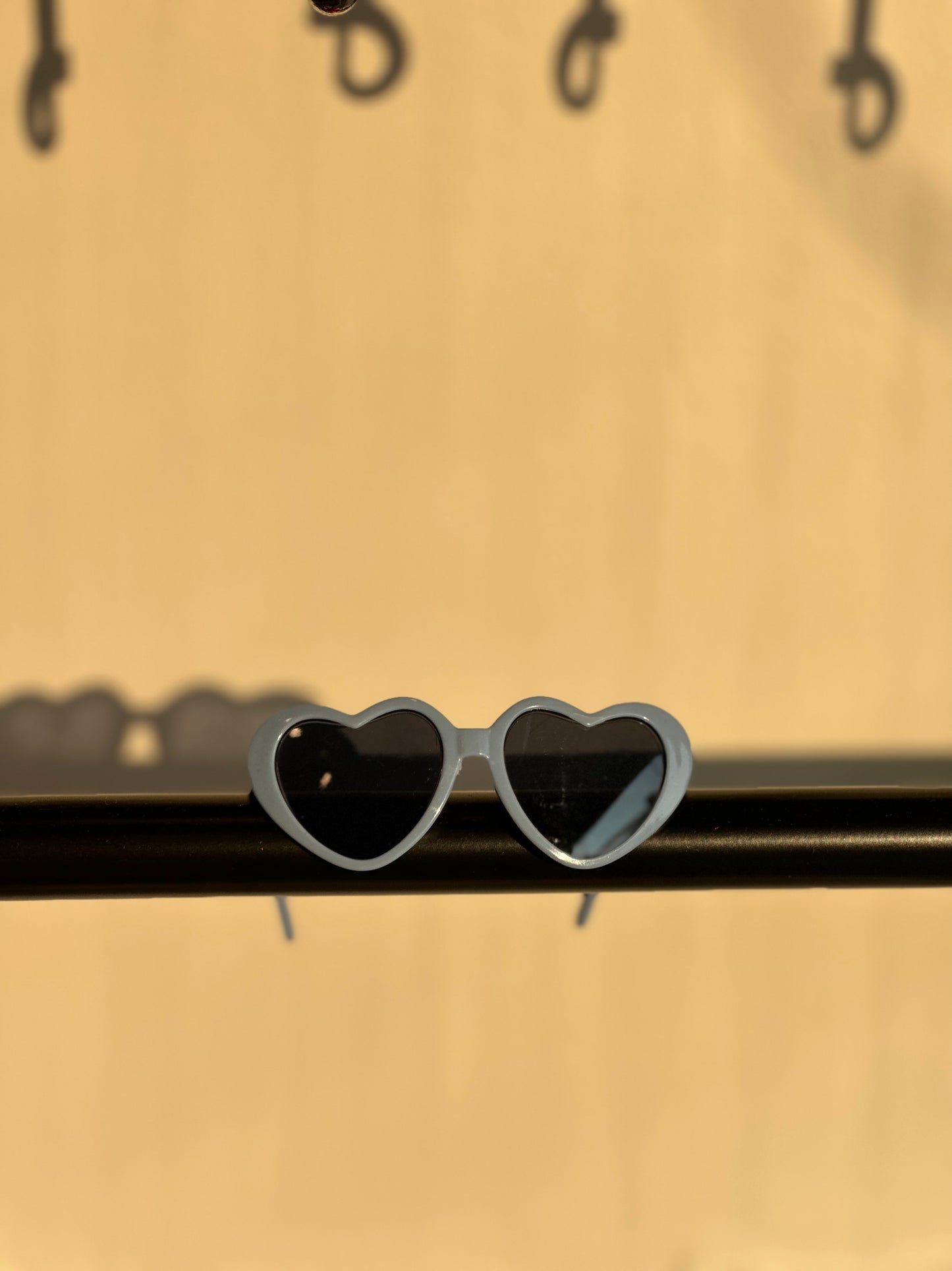 Blue Heart shaped Glasses